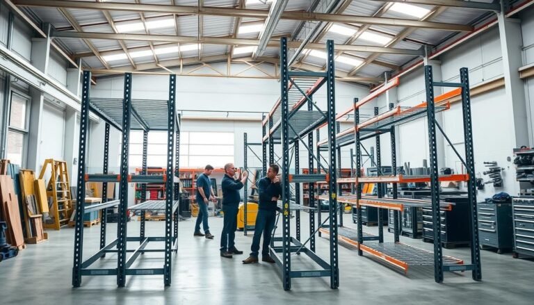 expert pallet rack assembly