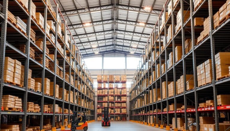 warehouse shelving units