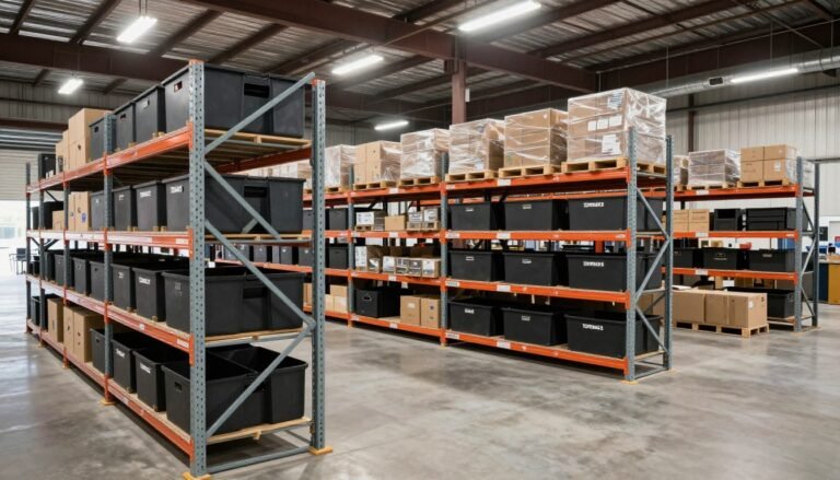 industrial metal shelving unit storage racks
