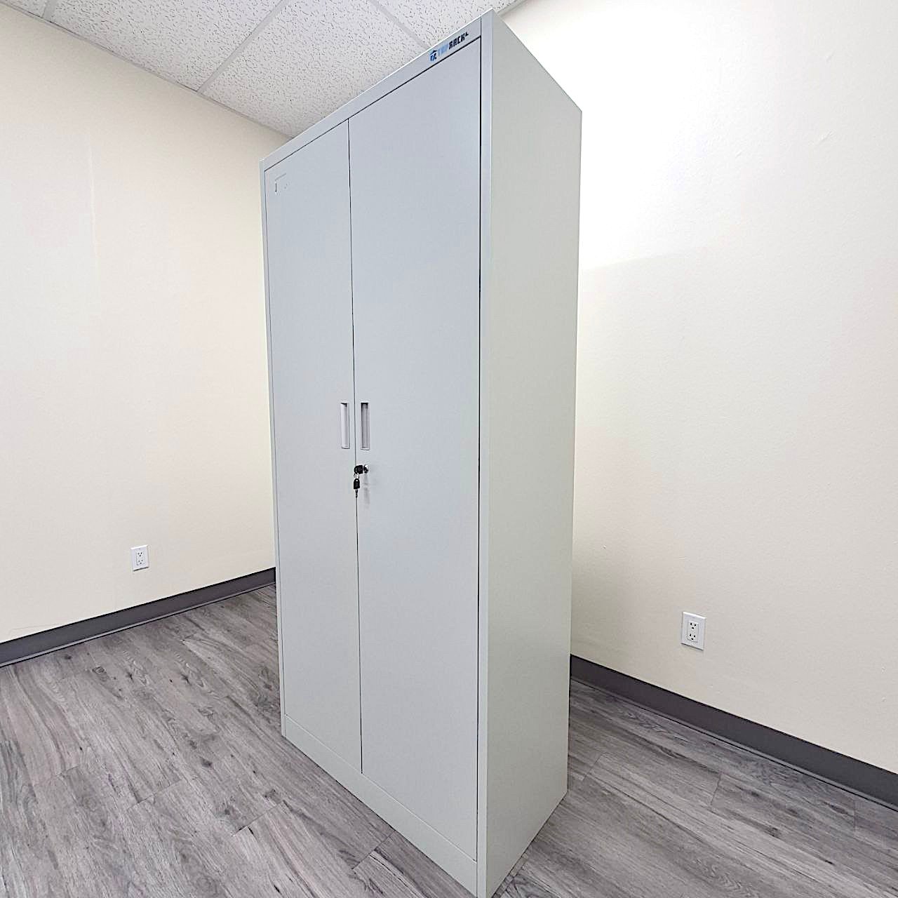 metal storage cabinet with lock