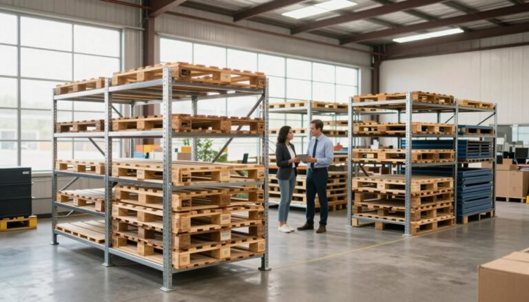 metal pallet storage racks