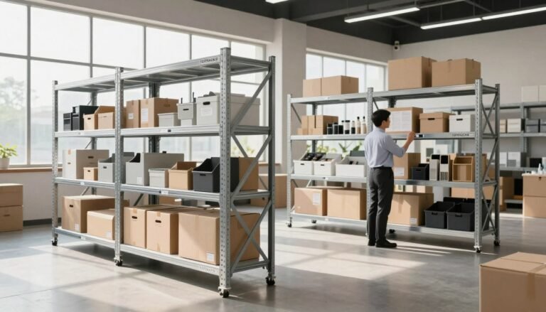 industrial metal shelving units storage